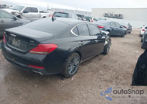 2019 Genesis G70 2.0T Advanced из США, поврежденный, VIN KMTG34LA6KU023202